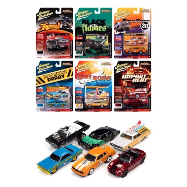 Johnny Lightning 1:64 Street Freaks 2020 Release 4 Version B 6-Car Sealed Case