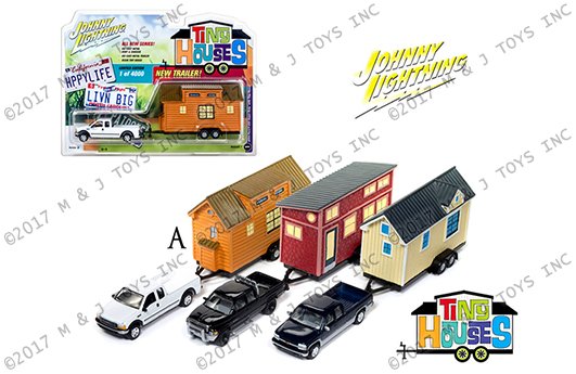 Johnny Lightning 1:64 Tiny Houses Release 1 Version A Assortment