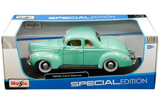 Maisto 1:18 Special Edition – 1939 Ford Deluxe (Light Green)