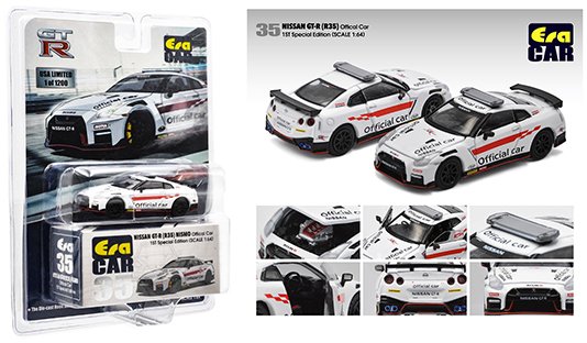 Era Car 1:64 2020 Nissan GT-R R35 Official Car Limited 1,200 USA White