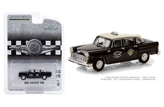 Greenlight 1:64 Hobby Exclusive – 1963 Checker Motors Marathon A11 – Dallas, Texas