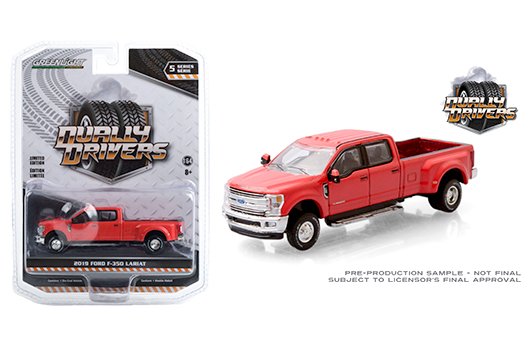 Greenlight 1:64 Dually Drivers Series 5 – 2019 Ford F-350 Dually (Red)