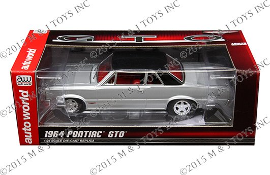 Auto World 1:24 1964 Pontiac GTO (silver )