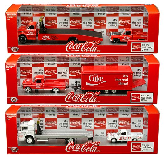 M2 Machines 1:64 Auto-Haulers Coca-Cola Release TW02 Assortment (3 styles)