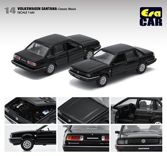Era Car 1:64 Volkswagen Santana Black