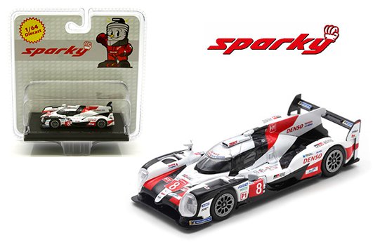Spark Model 1:64 Sparky – Toyota TS050 Hybrid No. 8 Toyota Gazoo Racing Winner 24Hr. Le Mans 2019 S. Buemi, K. Nakajima , F Alonso