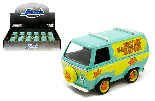 Jada 1:32 Display Tray – Hollywood Rides – Scooby Doo Mystery Machine – Pull-back action