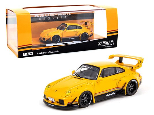 Tarmac Works 1:64 – RWB 993 Cinderella – Yellow – Thailand Exclusive