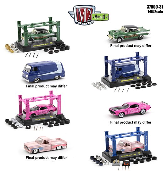 M2 Machines 1:64 Model-Kit Release 31 Assortment (4 Styles)