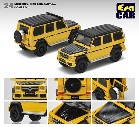 Era Car 1:64 Mercedes-Benz G63 AMG (Yellow)