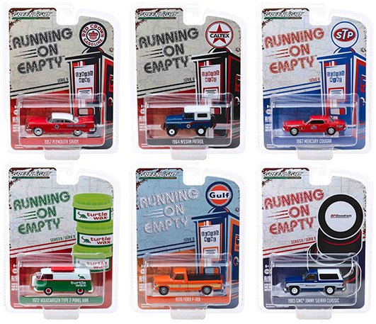 Greenlight 1:64 Running On Empty Series 9 Assortment (6 Styles)