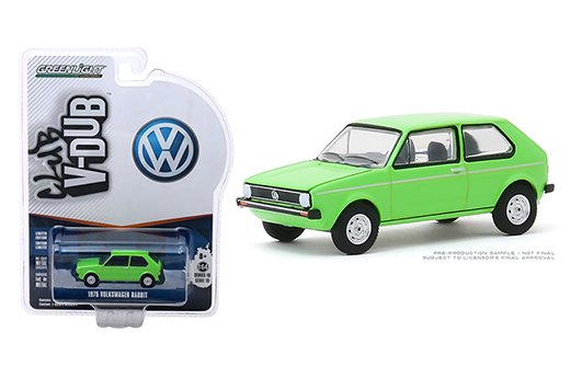 Greenlight 1:64 Club V-Dub Series 10 – 1975 Volkswagen Rabbit (Rallye Green)