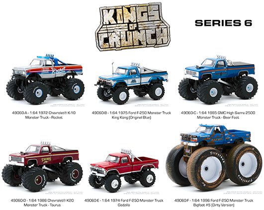 Greenlight 1:64 Kings of Crunch Series 6 Assortment (6 Styles)