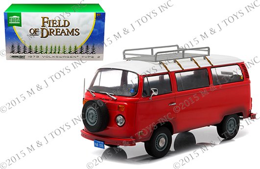 Greenlight 1:18 Artisan Collection – Field Of Dream 1989 – 1973 Volkswagen Type 2 Bus (red)