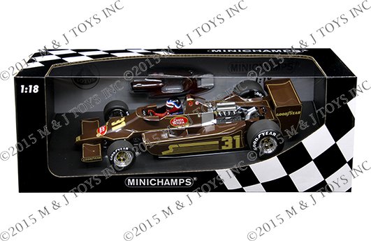 Minichamaps 1:18 Lotus Ford 79 – Hector Rebague 1979 #31 (brown)