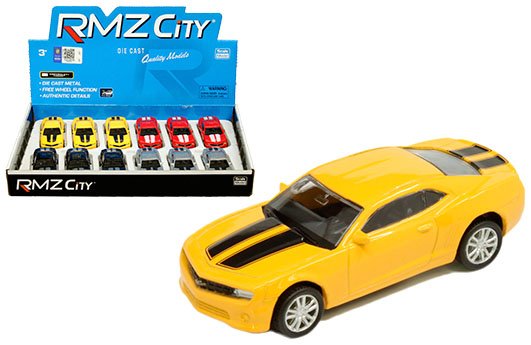 RMZ City Display Tray 3″ 2010 Chevrolet Camaro (Black, Red, Silver, Yellow)(Free Wheels)