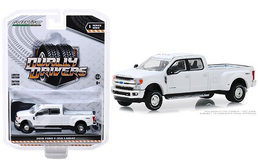 Greenlight 1:64 Dually Drivers Series 1 – 2018 Ford F-350 King Ranch (Oxford White)