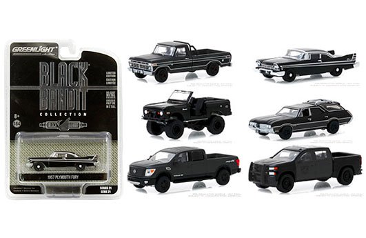 Greenlight 1:64 Black Bandit Series 21 Assortment (6 Styles)