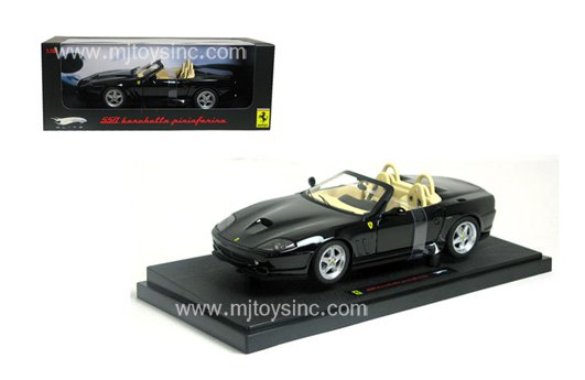Hot Wheels 1:18 Ferrari 550 Barchetta Pinfarina (black)