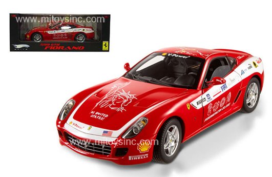 Hot Wheels 1:18 Elite Race Ferrari 599 GTB Fiorano (red)