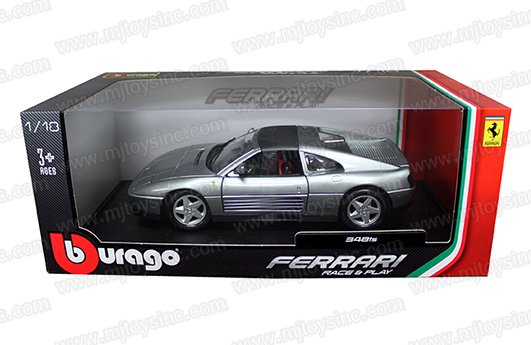 Bburago 1:18 Ferrari Race & Play – Ferrari 348 TS (grey)
