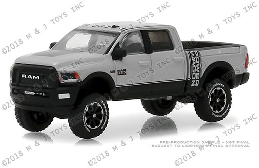 Greenlight 1:64 Hobby Exclusive – 2018 Ram 2500 Power Wagon (Bright Silver)