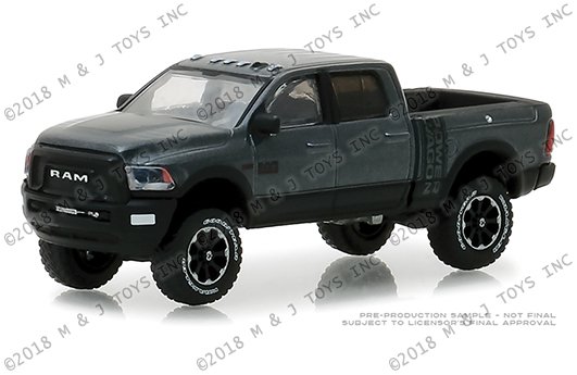 Greenlight 1:64 Hobby Exclusive – 2018 Ram 2500 Power Wagon (Granite Crystal)
