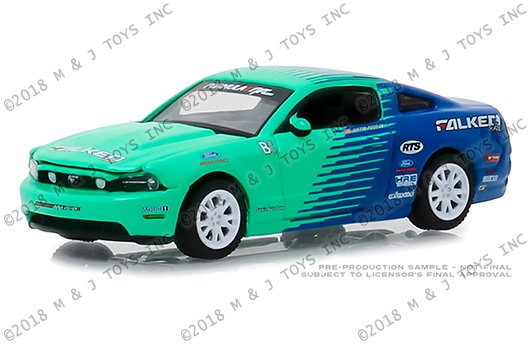 Greenlight 1:64 Hobby Exclusive – 2013 Ford Mustang – Falken Tires (greenblue)