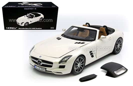 Norev 1:18 2011 Mercedes-Benz SLS AMG Roadster (white)