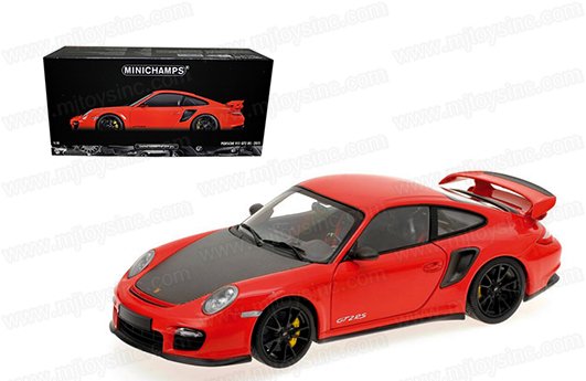 Minichamps 1:18 2011 Porsche 911 GT2 RS Black Wheels (red)