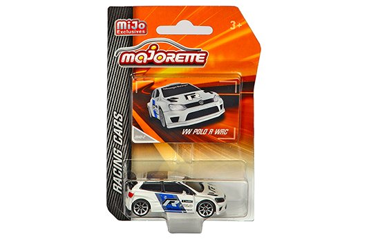 Majorette 1:64 Racing Cars – Volkswagen Polo R WRC (White) – MiJo Exclusives