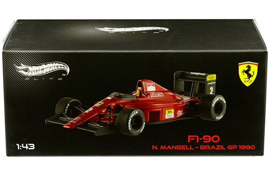 Hot Wheels 1:43 Elite – F1-90 N. Mansell – Brazil GP 1990