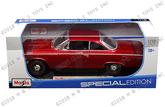 Maisto 1:18 Special Edition – 1962 Chevrolet Bel Air Hard Top (Red)