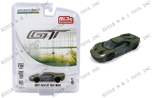 Greenlight 1:64 MiJo Exclusives – 2017 Ford GT Test Mule