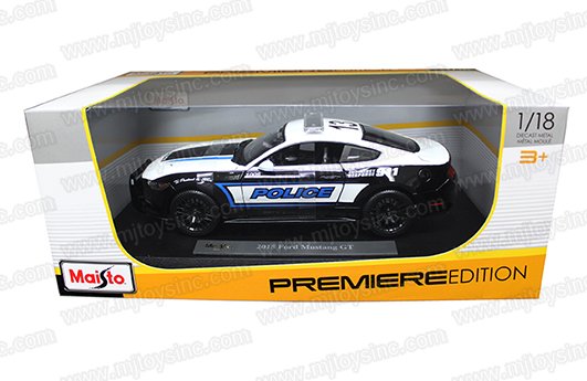 MAISTO 1:18 PREMIERE EDITION 2015 FORD MUSTANG GT POLICE