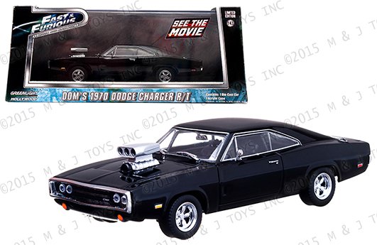 GREENLIGHT 1:43 FAST & FURIOUS 1ST (2001) 1970 DODGE CHARGER