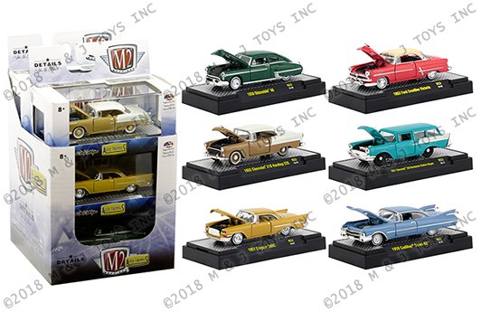 M2 Machines 1:64 Auto-Thentics Release 53 Assortment in Plastic Display Cases