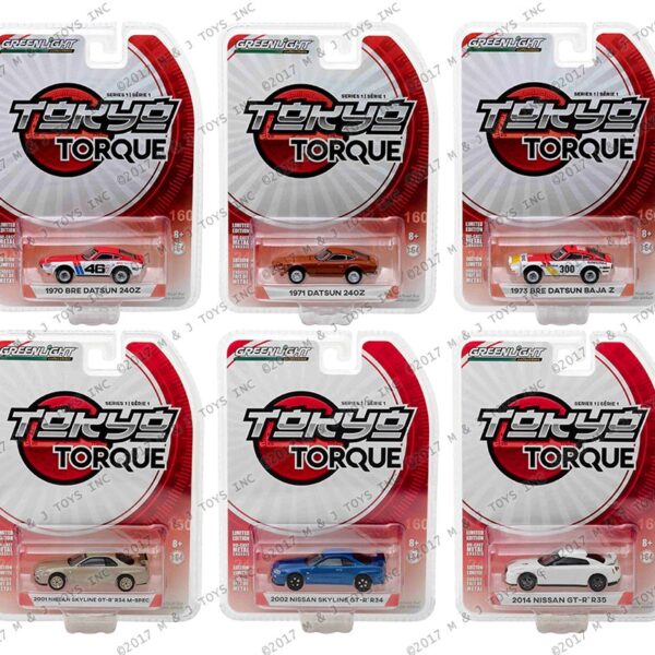 GREENLIGHT 1:64 Tokyo Torque Series 1- 6 Styles assortments