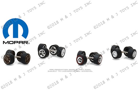 Greenlight 1:64 Hobby Exclusive – MOPAR Wheel and Tire Pack