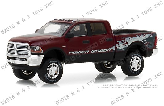 Greenlight 1:64 Hobby Exclusive – 2016 Ram 2500 Power Wagon (Delmonico Red Pearl)