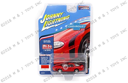 Johnny Lightning 1:64 Muscle Cars USA 2018 – 2002 Chevrolet Camaro ZL1 (Red) – MiJo Exclusives