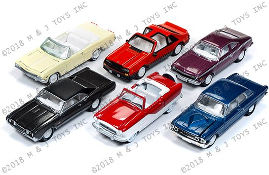Johnny Lightning 1:64 Classic Gold 2018 Release 2 Version A Assortment