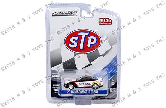 Greenlight 1:64 MiJo Exclusives – 2016 Nissan GT-R (R35) Safety Car – STP