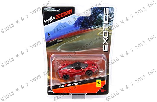 Maisto 1:64 Exotics – Ferrari LaFerrari (Red with Black wheels)