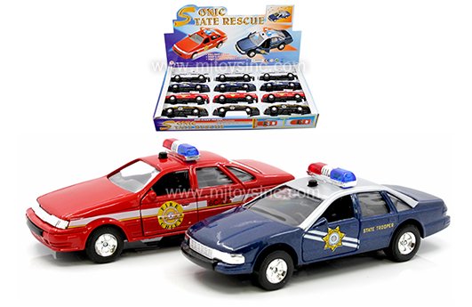 SONIC STATE RESCUE 5″ DISPLAY STATE TROOPER AND FIRE CHIEF