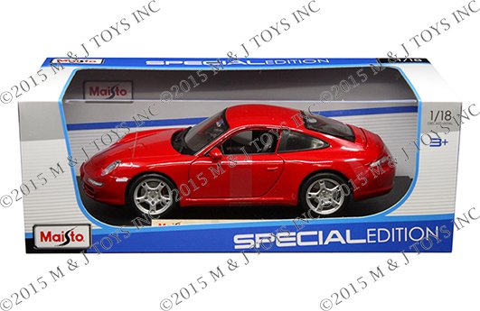 MAISTO 1:18 SPECIAL EDITION – PORSCHE 911 CARRERA S