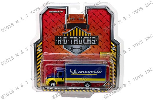 Greenlight 1:64 HD Trucks Series 12 – 2013 International Durastar MICHELIN TIRES Box Van