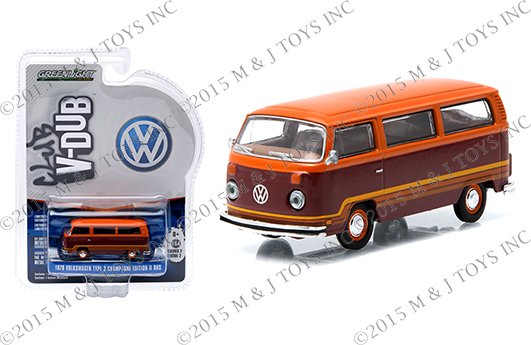 GREENLIGHT 1:64 CLUB V-DUB – 1978 VOLKSWAGEN TYPE 2 CHAMPAGNE EDITION II BUS