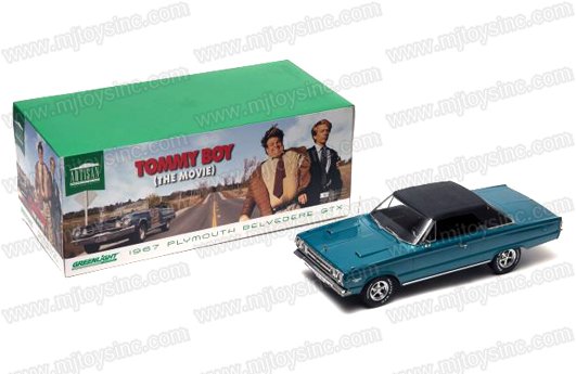 GREENLIGHT 1:18 ARTISAN COLLECTION – TOMMY BOY (THE MOVIE) – 1967 PLYMOUTH BELVEDERE GTX