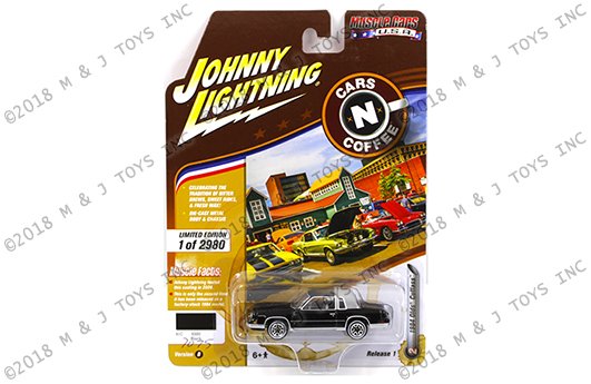 Johnny Lightning 1:64 Muscle Cars USA 2018 Release 1 Version B – 1984 Oldsmobile Cutlass (Black)
